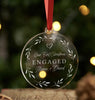 First Christmas Engaged Bauble