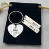 Heart Shaped Loved By Keyring