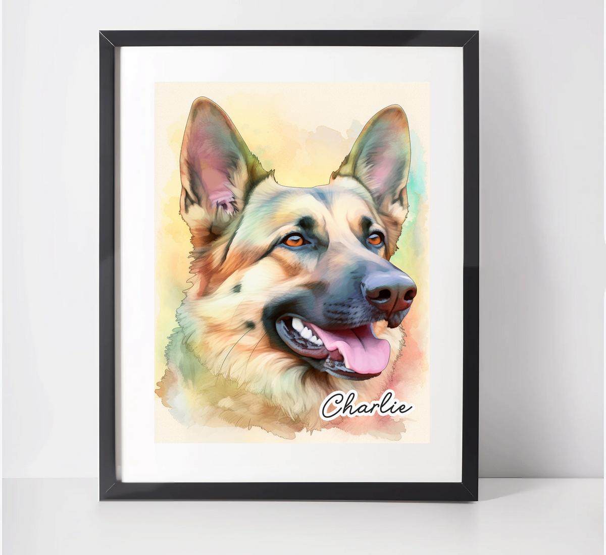 German shepherd best sale wall art