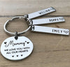 We Love You With All Our Hearts Keyring