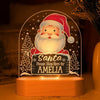 Santa Please Stop Here Name Light