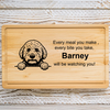 Personalised Dog Photo Chopping Board