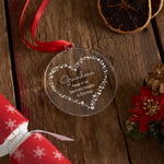 Personalised Memorial Christmas Bauble