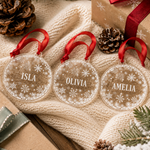 Personalised  Snowflake Christmas Decoration