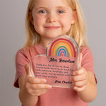 Teacher Personalised Thankyou Heart