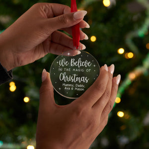 Personalised Magic Of Christmas Bauble