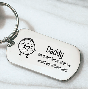 Daddy Donut Keyring