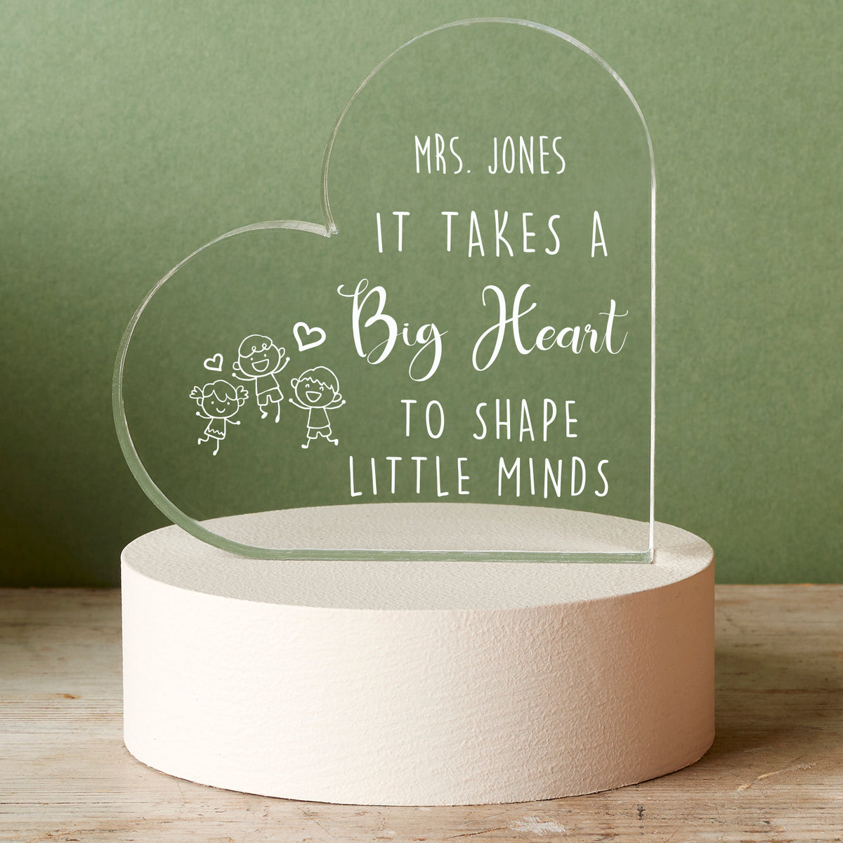 It Takes A Big Heart To Shape Little Minds – Bellisima UK