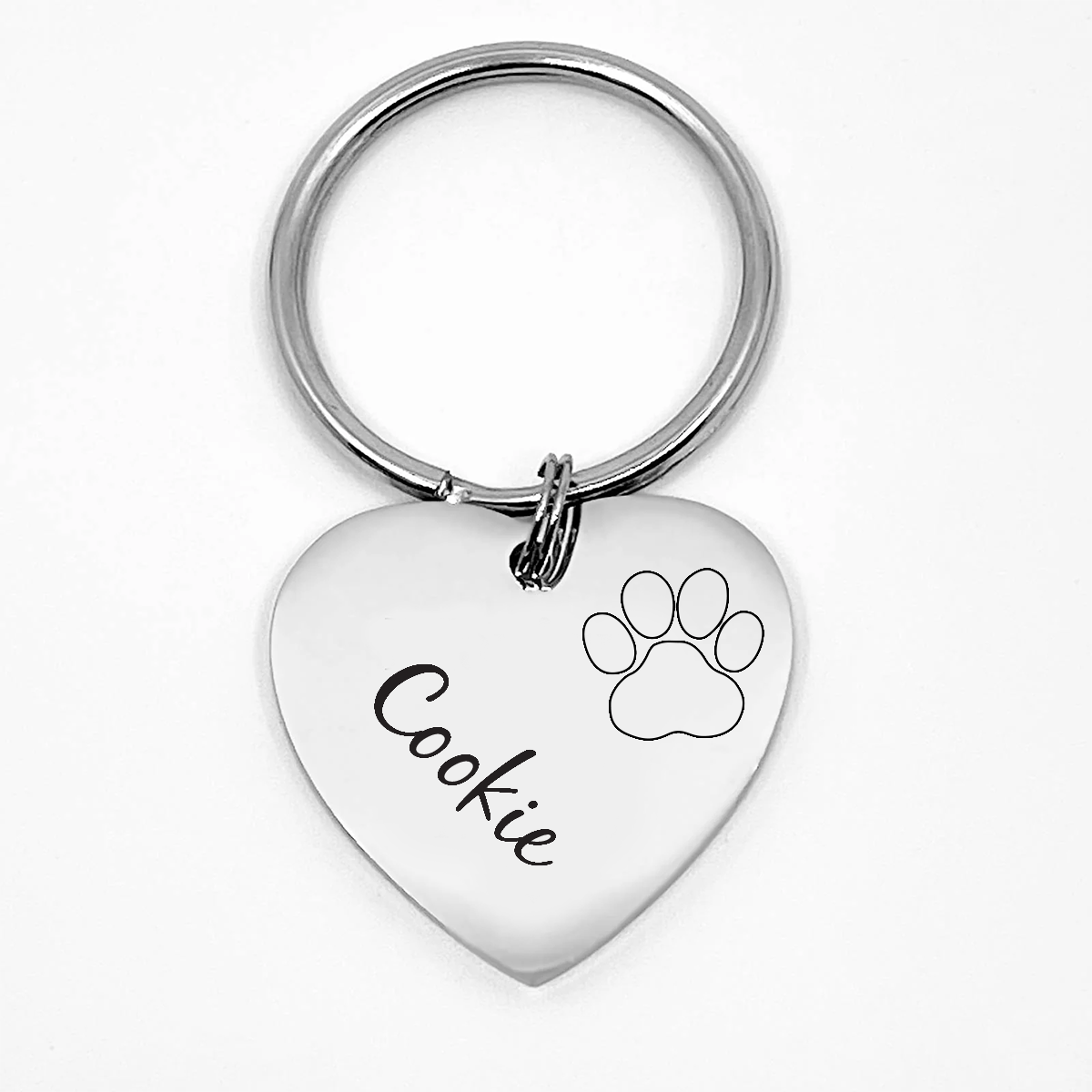 Dog Name Keyring