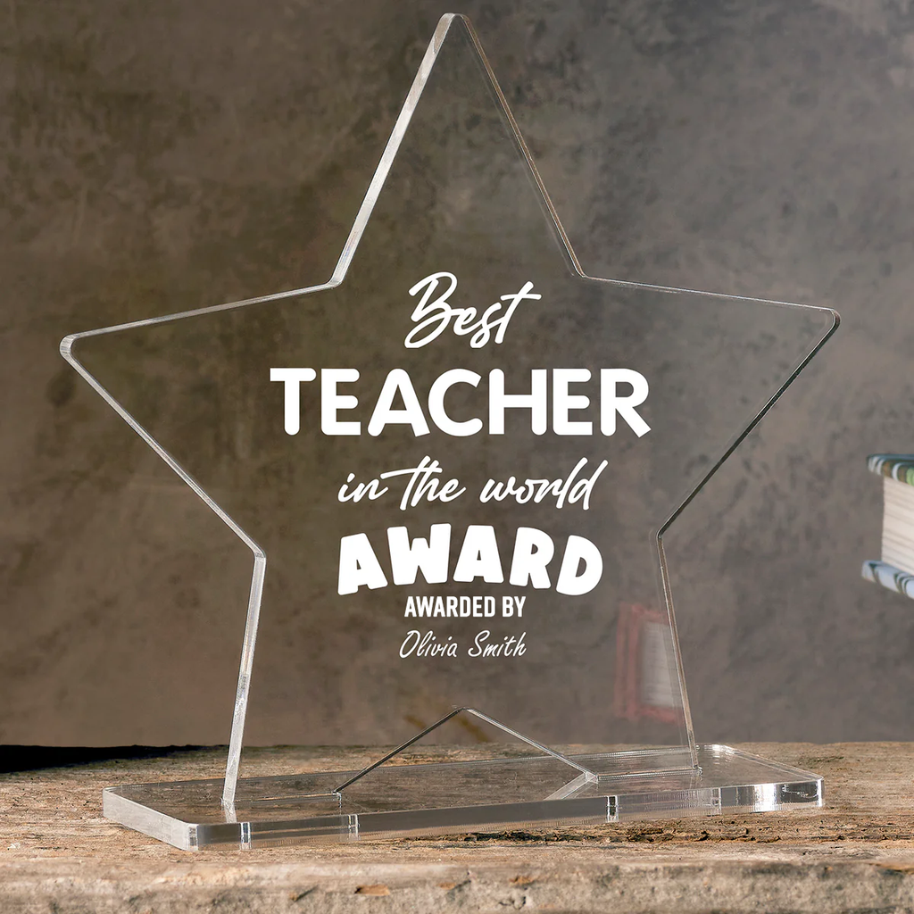 Best Teacher Ever Star Award