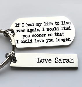 Love You Longer Keyring