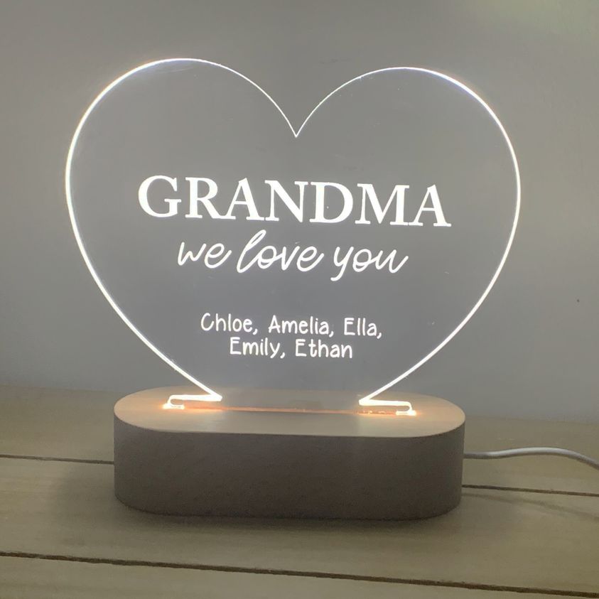 Personalised We Love You Lamp