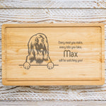 Personalised Chopping Board - Dog Breed & Name