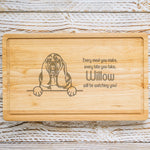 Personalised Chopping Board - Dog Breed & Name