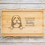 Personalised Chopping Board - Dog Breed & Name