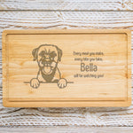 Personalised Chopping Board - Dog Breed & Name