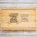 Personalised Chopping Board - Dog Breed & Name