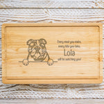 Personalised Chopping Board - Dog Breed & Name