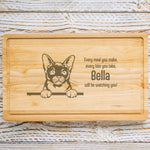 Personalised Chopping Board - Cat Breed & Name