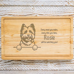 Personalised Chopping Board - Dog Breed & Name