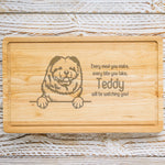 Personalised Chopping Board - Dog Breed & Name