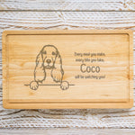 Personalised Chopping Board - Dog Breed & Name