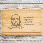 Personalised Chopping Board - Dog Breed & Name