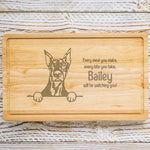 Personalised Chopping Board - Dog Breed & Name