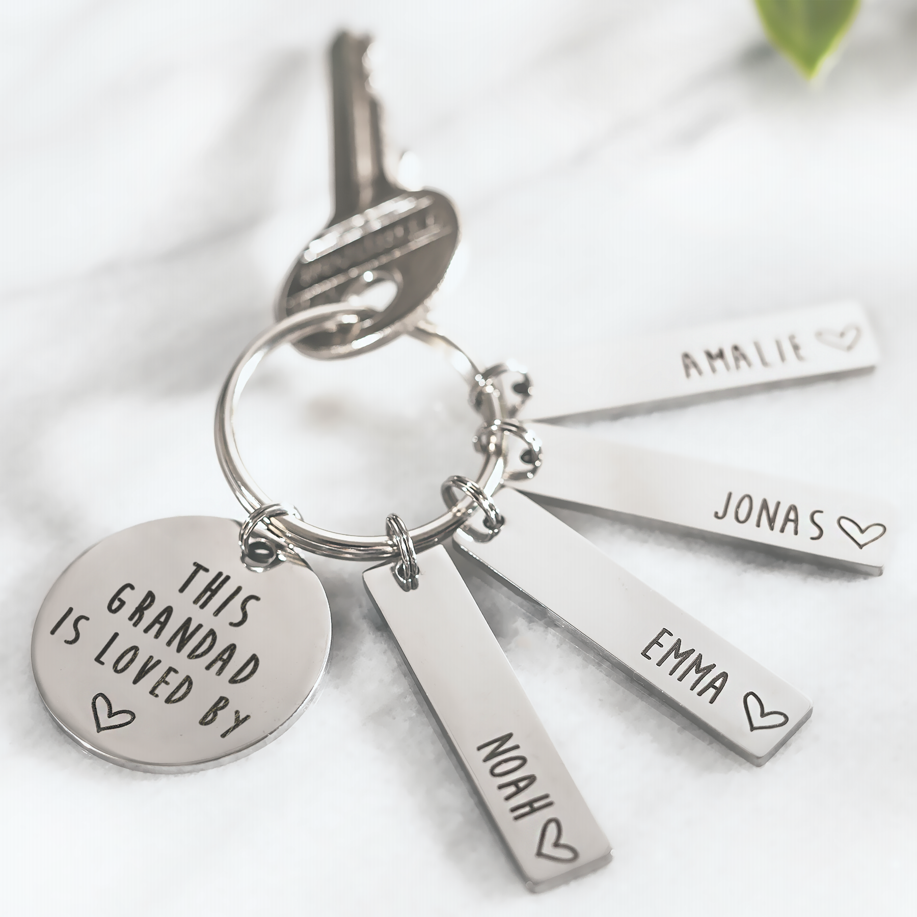 This Grandad Is Loved By Keyring