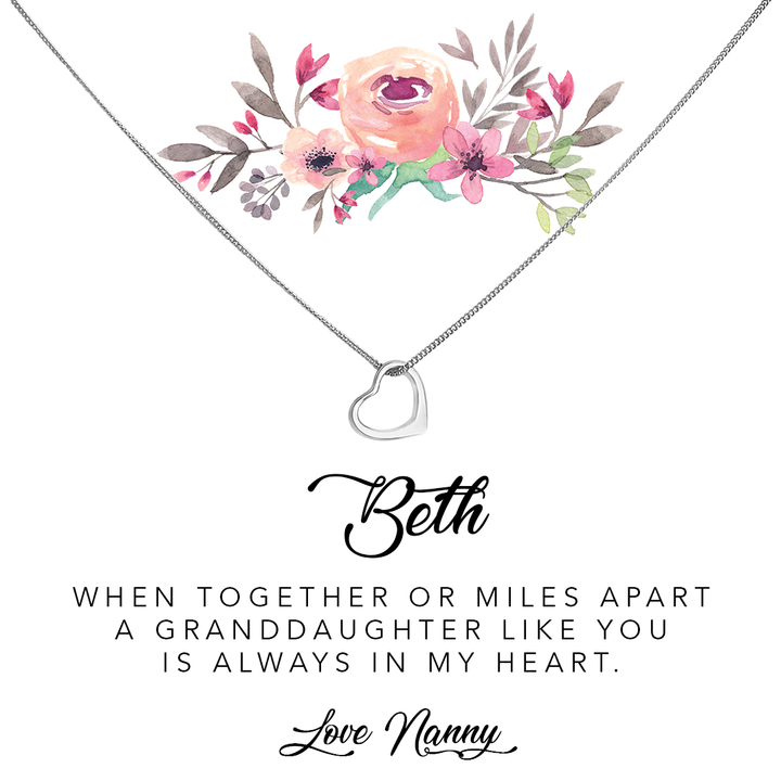 When Together Or Miles Apart Personalised Message Card