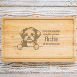 Personalised Chopping Board - Dog Breed & Name