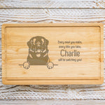 Personalised Chopping Board - Dog Breed & Name