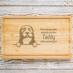 Personalised Chopping Board - Dog Breed & Name