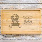 Personalised Chopping Board - Dog Breed & Name