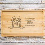 Personalised Chopping Board - Dog Breed & Name