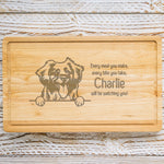 Personalised Chopping Board - Dog Breed & Name