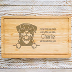 Personalised Chopping Board - Dog Breed & Name