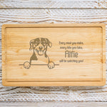 Personalised Chopping Board - Dog Breed & Name