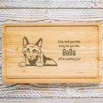 Personalised Chopping Board - Cat Breed & Name