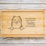 Personalised Chopping Board - Dog Breed & Name