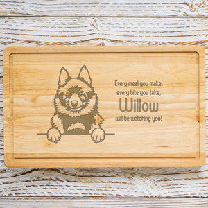 Personalised Chopping Board - Dog Breed & Name