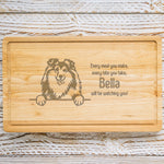 Personalised Chopping Board - Dog Breed & Name