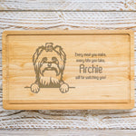 Personalised Chopping Board - Dog Breed & Name