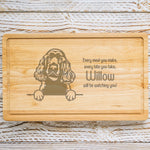 Personalised Chopping Board - Dog Breed & Name