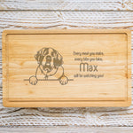 Personalised Chopping Board - Dog Breed & Name