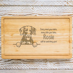 Personalised Chopping Board - Dog Breed & Name