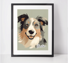 Personalised Australian Shepherd Art Print