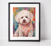 Personalised Bichon Frise Art Print