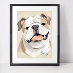 English 2025 bulldog art