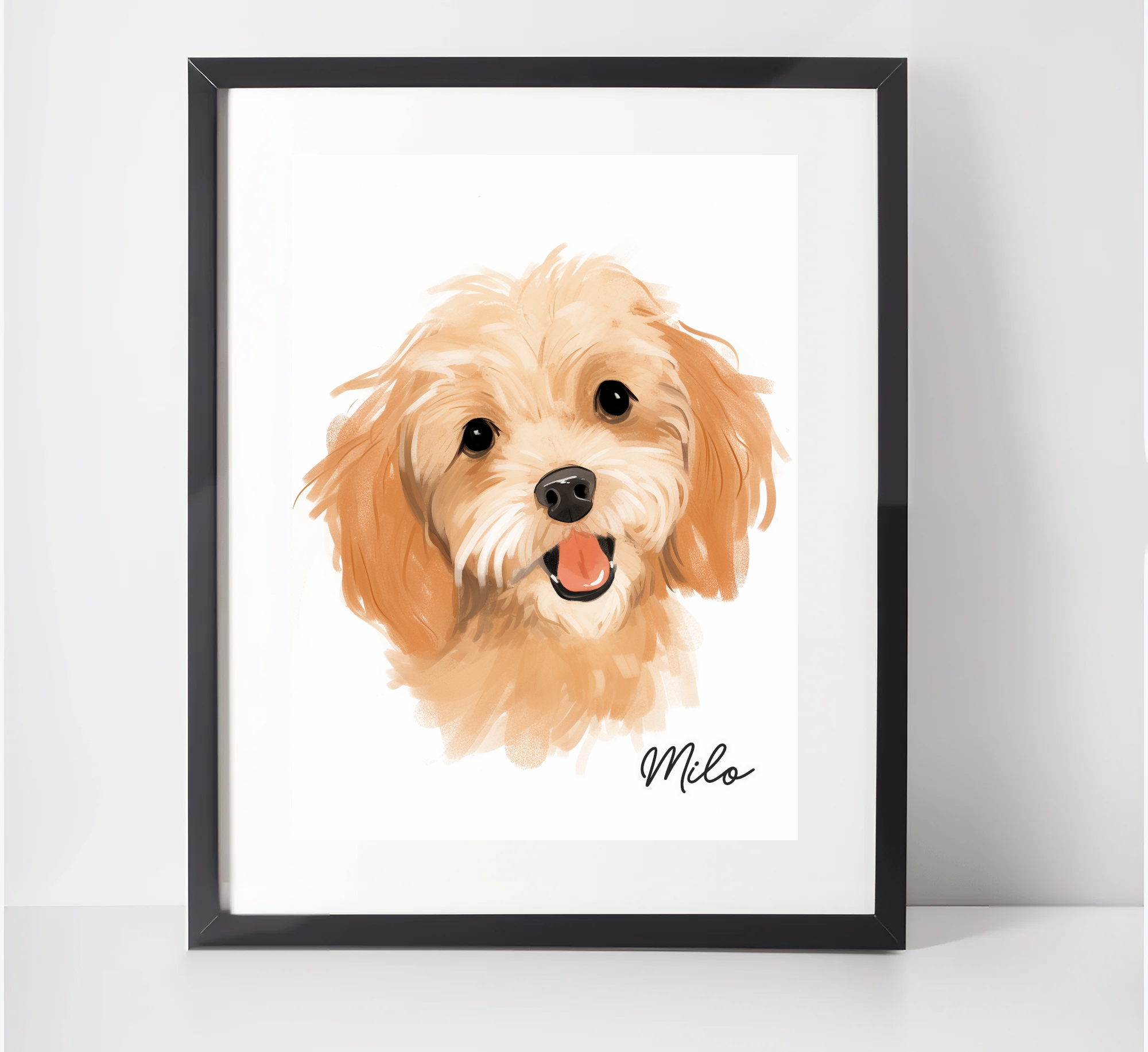 Personalised Cavapoo Art Print